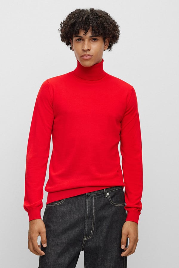 ΠΛΕΚΤΗ ΜΠΛΟΥΖΑ HUGO - 693 ΚΟΚΚΙΝΟ